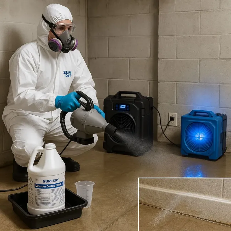 Sanitization and Odor Removal process in Jackson County, KS
